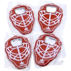 Molson Canadian Hockey Goalie Mask Bottle Opener [Lot of 4] *NEW*